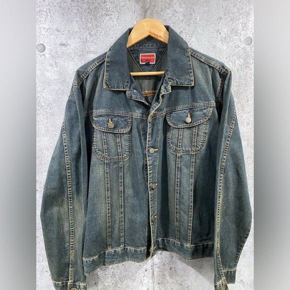 Hilfiger denim vintage jean jacket- Large - Picture 2 of 6